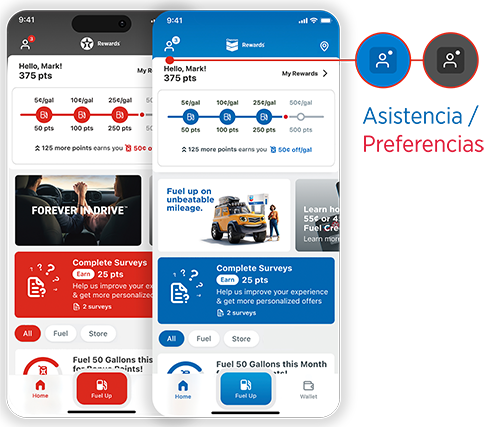 Asistencia/Preferencias