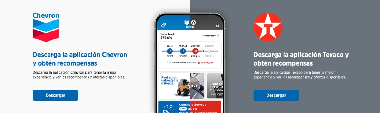 Chevron and Texaco get the apps
