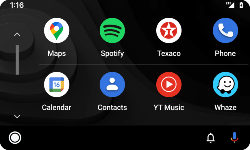 Texaco App screen