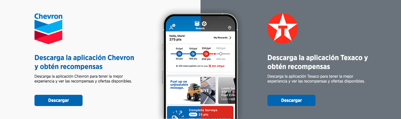 Chevron and Texaco get the apps
